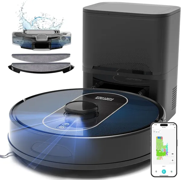 WRYDAO S6 Pro LiDAR Robot Vacuum & Mop with Self-Emptying Station